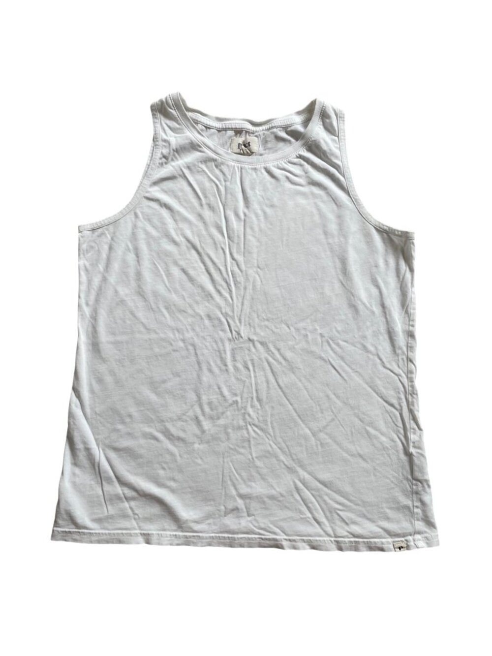 Pact Organic Cotton White Tank Top Pact Womens Size Medium